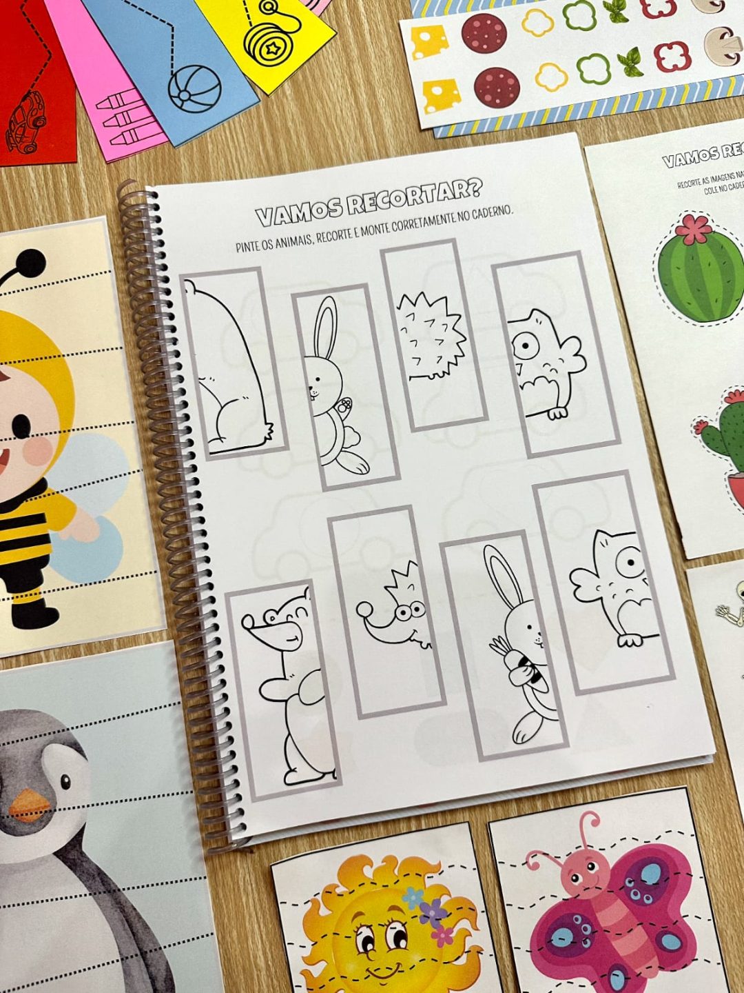 Apostila RECORTE E COLAGEM para Educação Infantil - Atividades para recortar e colar! - Imagem 17