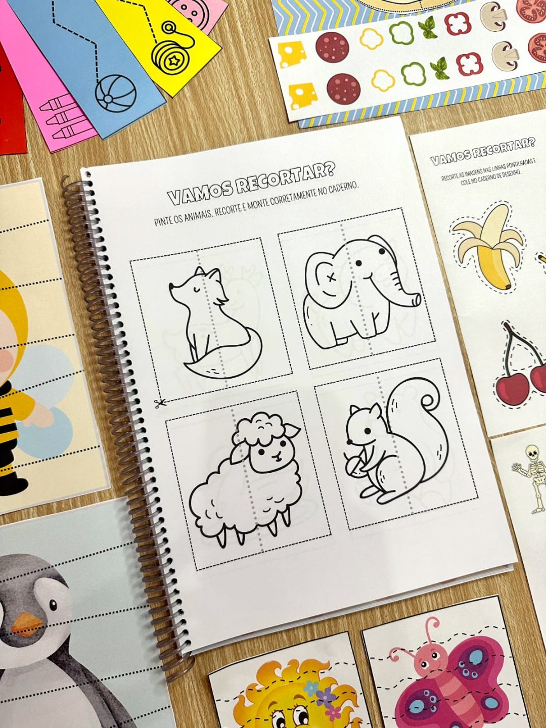 Apostila RECORTE E COLAGEM para Educação Infantil - Atividades para recortar e colar! - Imagem 16