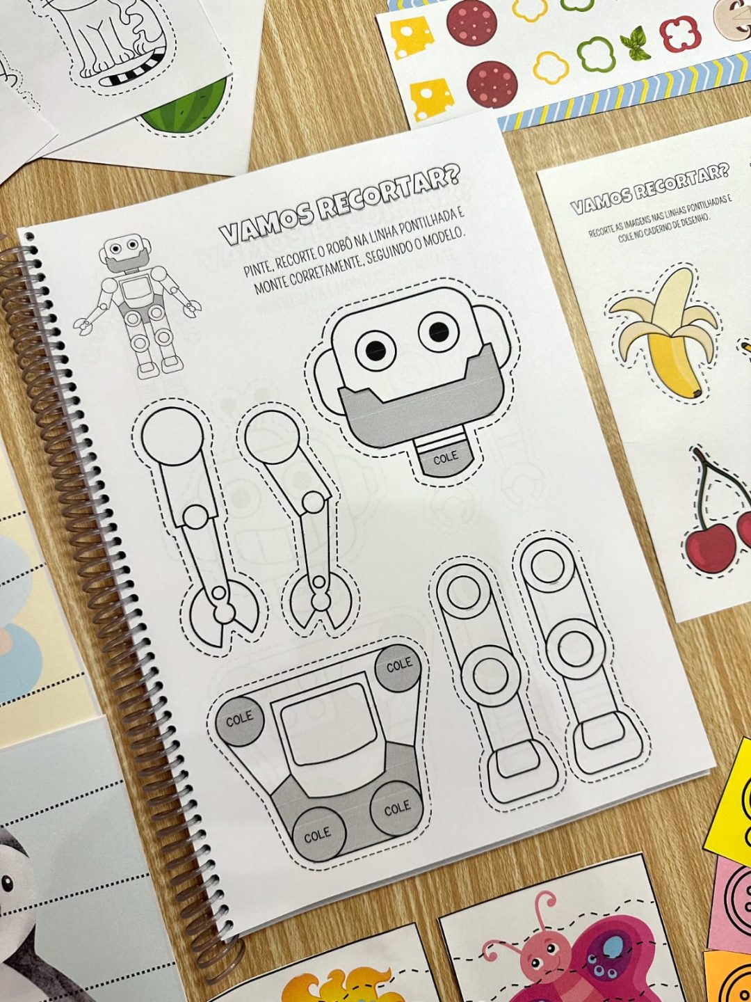 Apostila RECORTE E COLAGEM para Educação Infantil - Atividades para recortar e colar! - Imagem 13