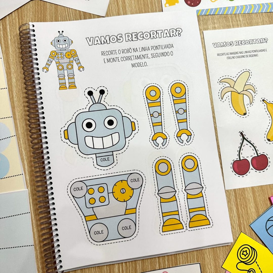 Apostila RECORTE E COLAGEM para Educação Infantil - Atividades para recortar e colar!