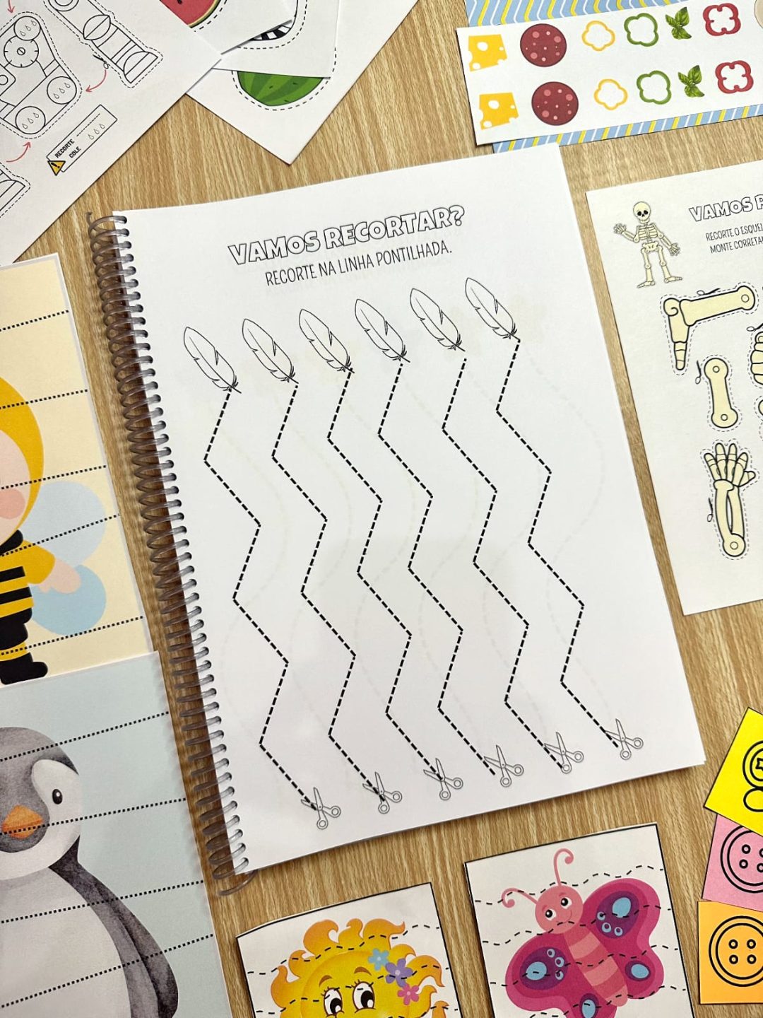 Apostila RECORTE E COLAGEM para Educação Infantil - Atividades para recortar e colar! - Imagem 5