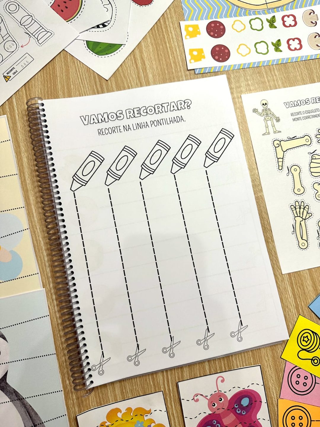 Apostila RECORTE E COLAGEM para Educação Infantil - Atividades para recortar e colar! - Imagem 3