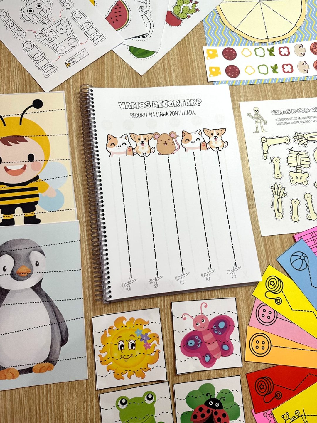 Apostila RECORTE E COLAGEM para Educação Infantil - Atividades para recortar e colar! - Imagem 2