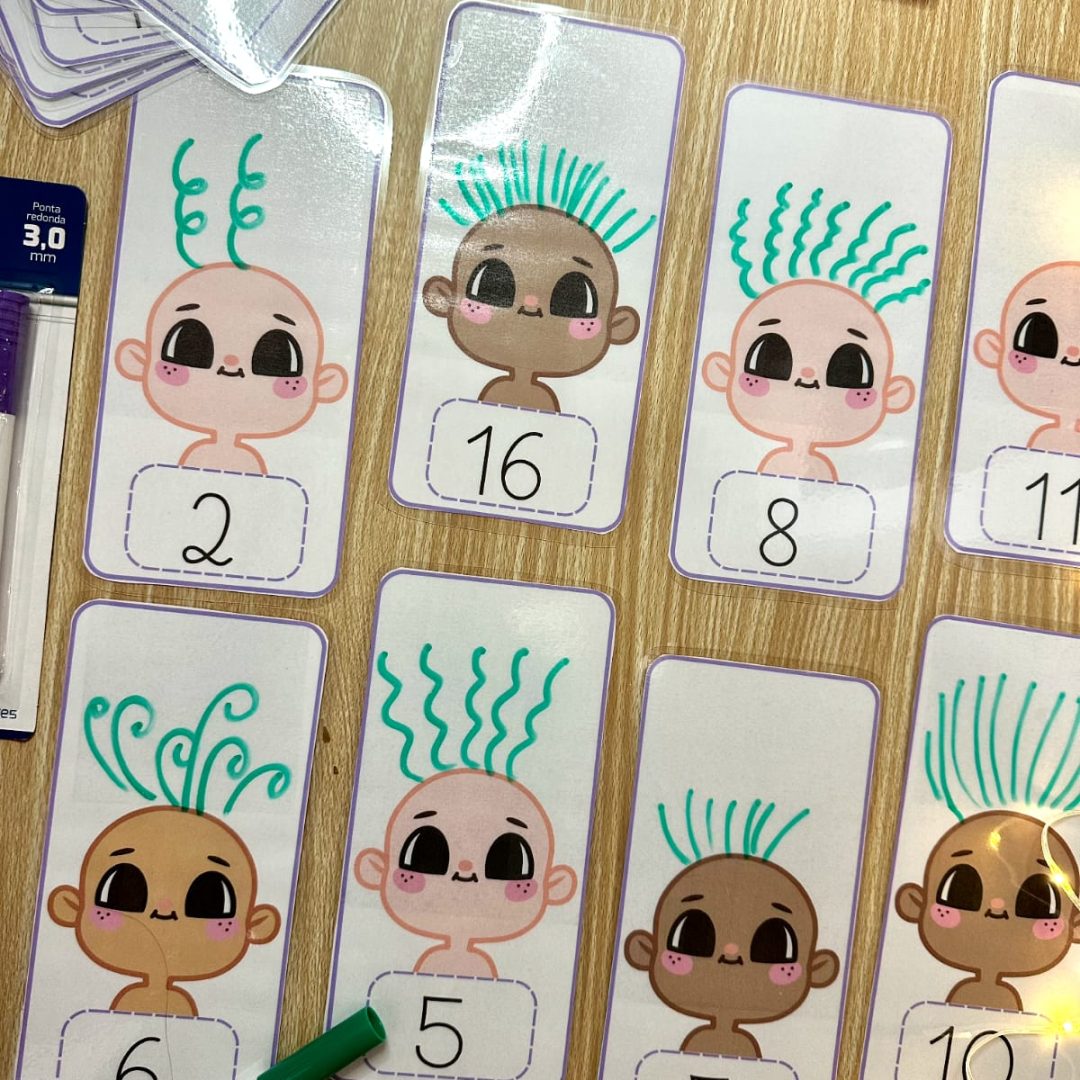 Atividade para trabalhar números e quantidades de 1 AO 20 - VAMOS CONTAR E APRENDER!