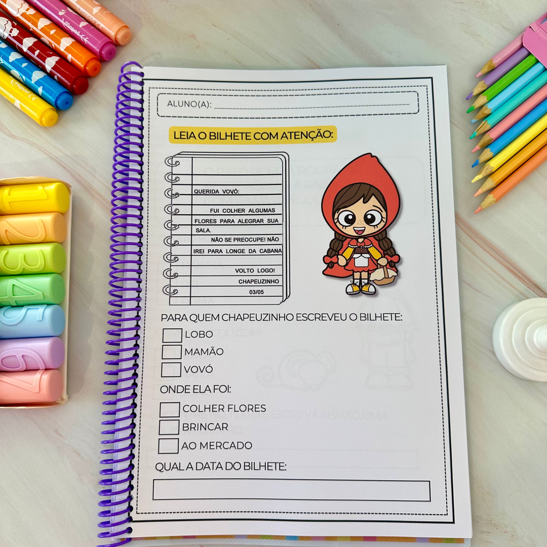 Apostila de Leitura e Interpretação de Textos – Atividades para séries iniciais do Ensino Fundamental