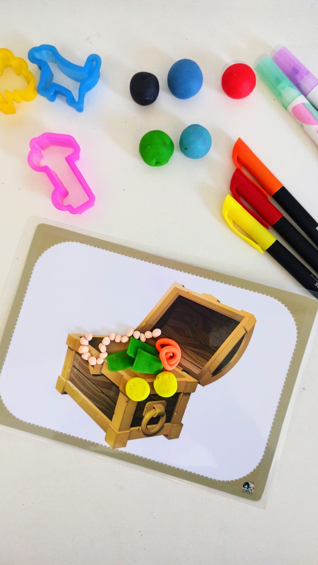 Placas de Massinha para brincar, criar, modelar e desenhar!