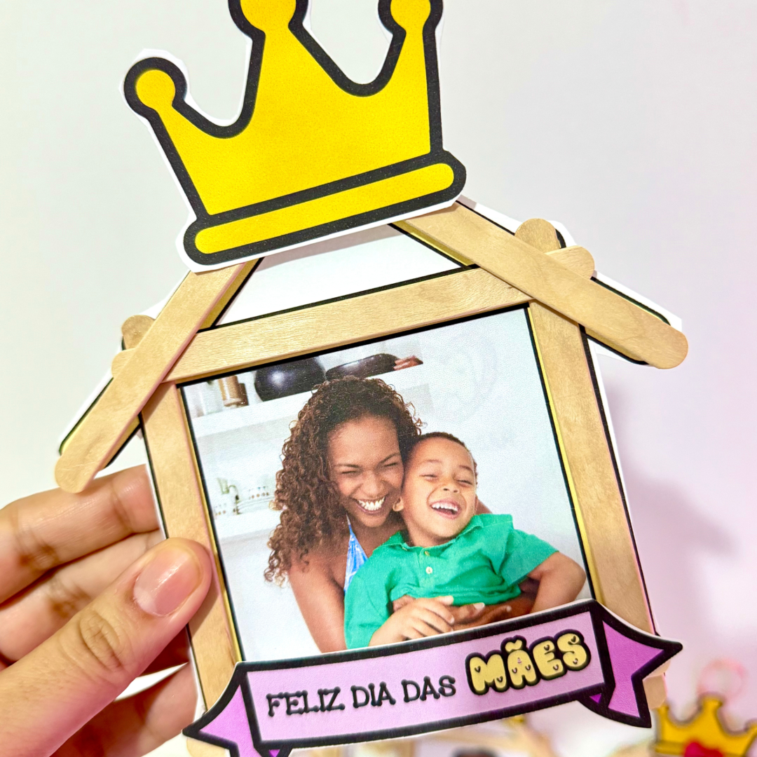 Atividade dia das mães Educação Infantil - Ideia com foto para o dia das mães!