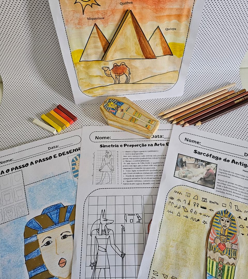 Arte Egípcia na prática – Sequência didática e atividades incríveis para sua turma!