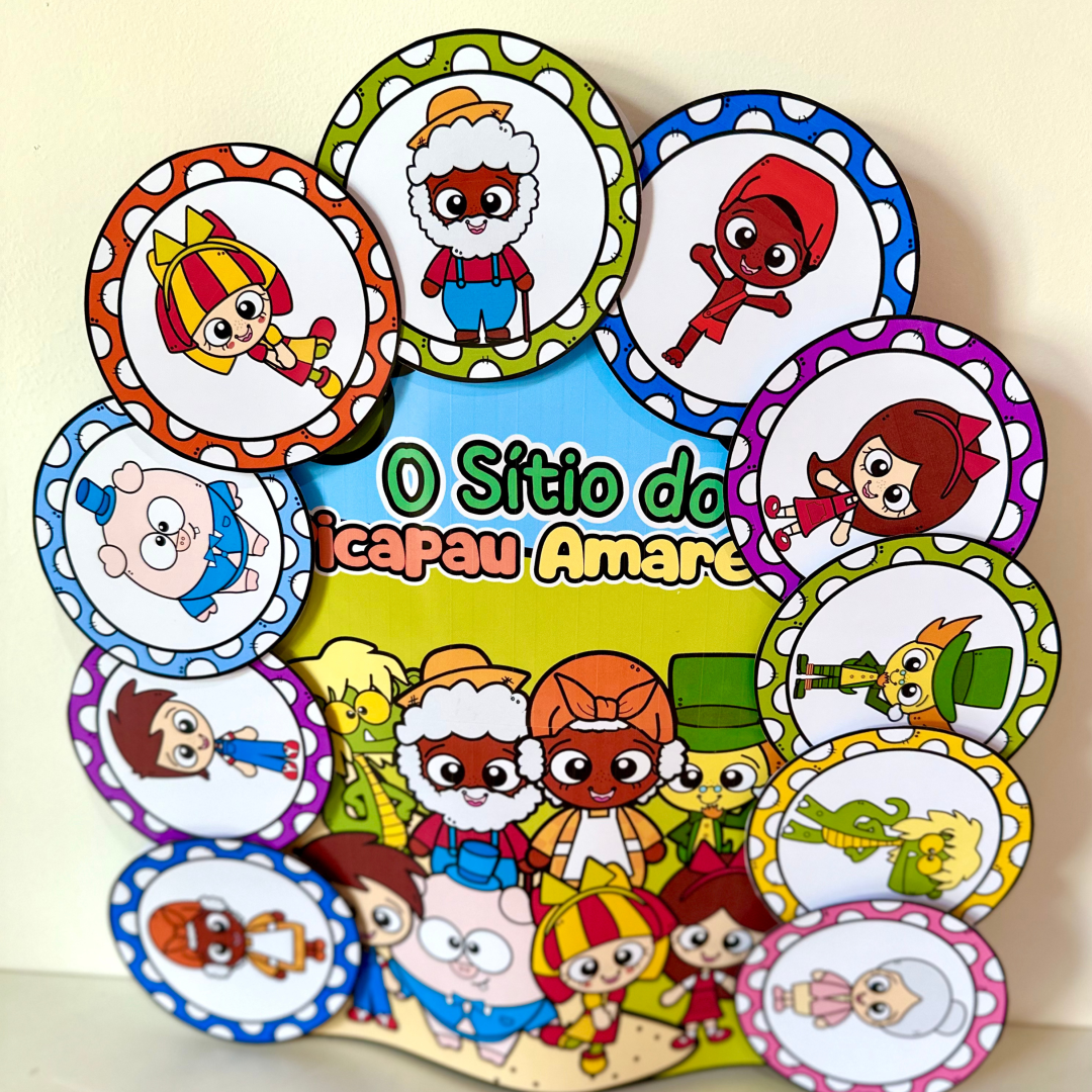 Luva PERSONAGENS DO SÍTIO DO PICAPAU AMARELO!