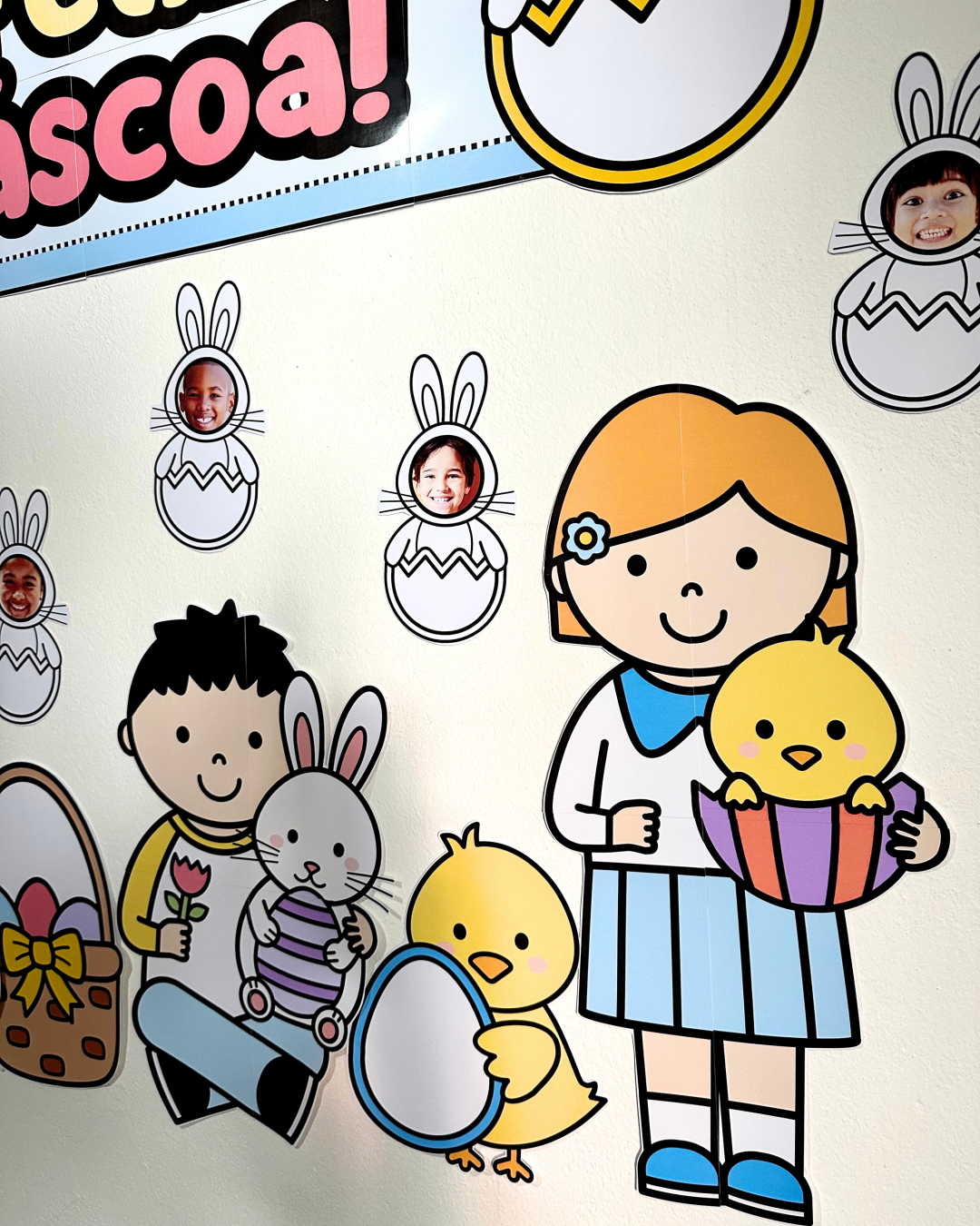 Kit de Atividades de Páscoa para Educação Infantil: Os Símbolos de Páscoa e Painel de Páscoa para colocar fotos! - Imagem 9