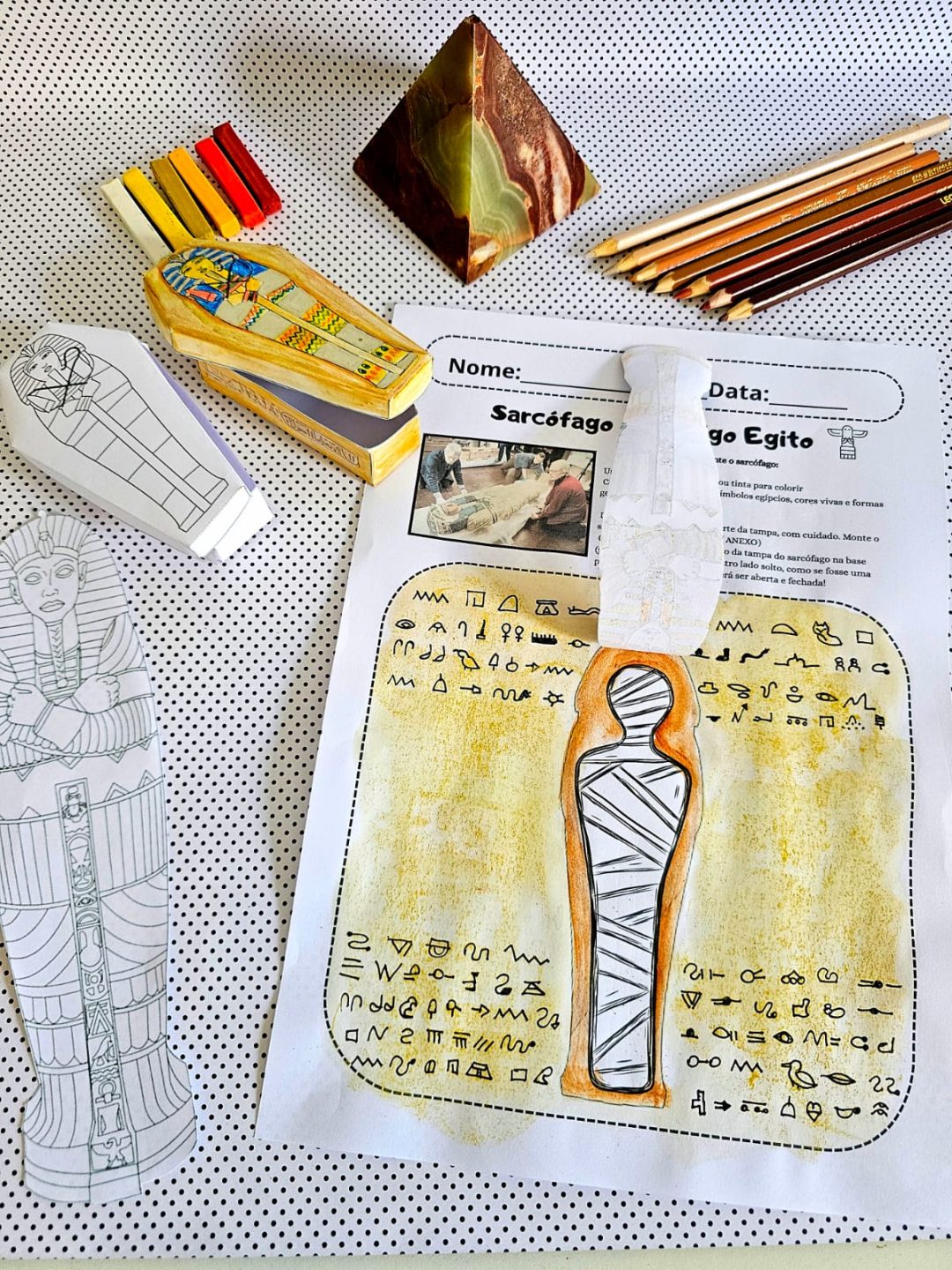 Arte Egípcia na prática – Sequência didática e atividades incríveis para sua turma! - Imagem 6