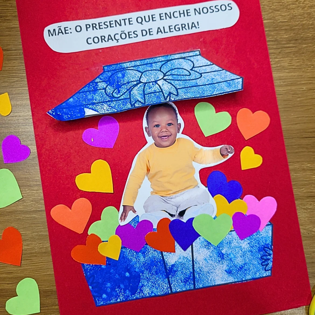 Atividade de dia das Mães para Educação Infantil: Cartão de dia das mães + Atividades bônus!