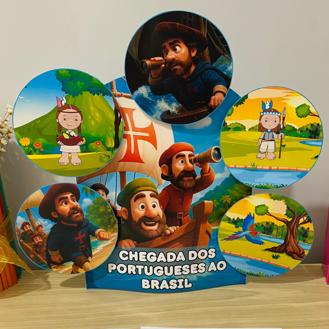 História sobre A Chegada dos Portugueses ao Brasil para Educação Infantil (HISTÓRIA NA LUVA)