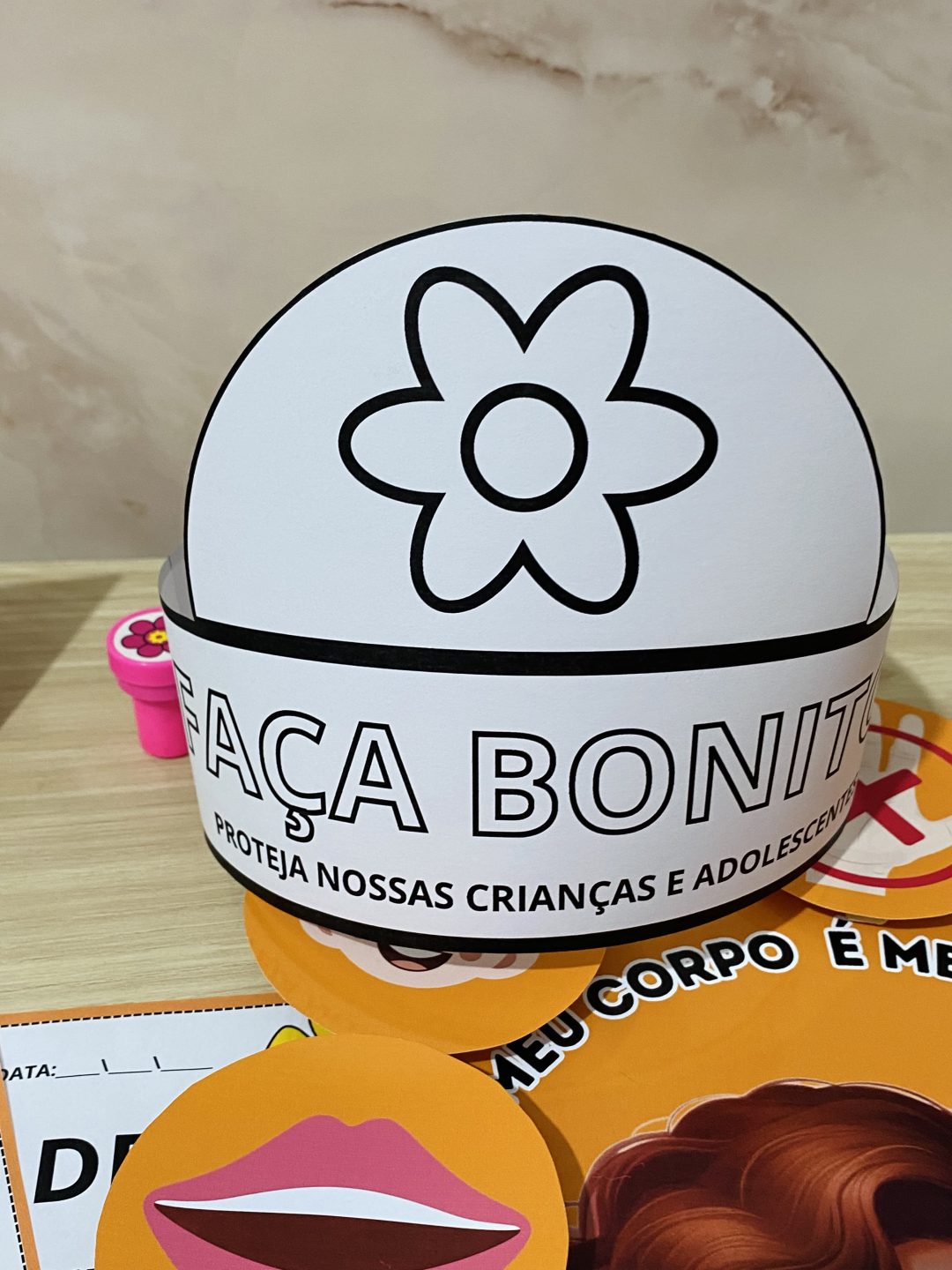 Atividades Maio Laranja para Educação Infantil - Luva Maio Laranja com Atividades para Imprimir - Imagem 3