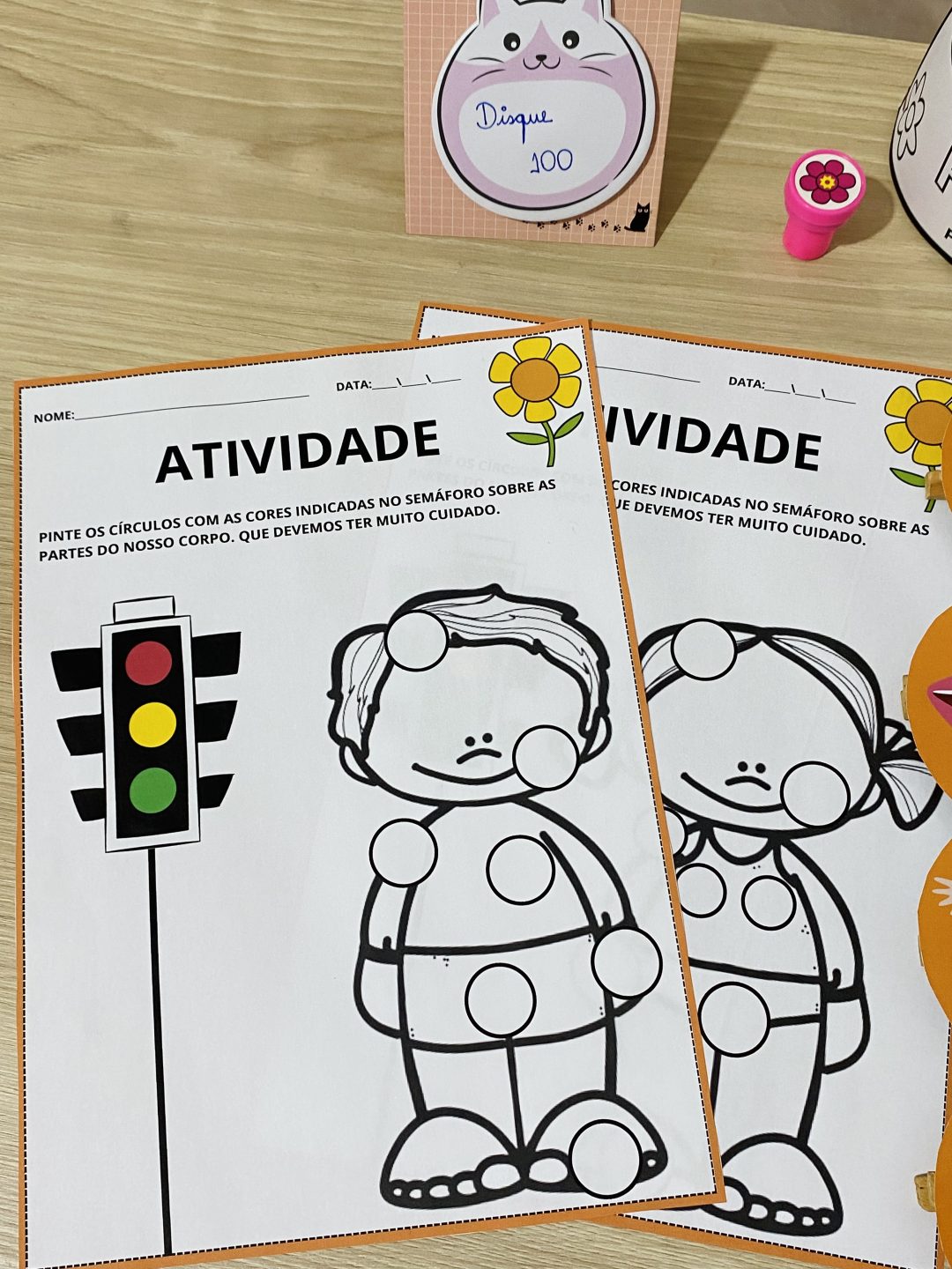 Atividades Maio Laranja para Educação Infantil - Luva Maio Laranja com Atividades para Imprimir - Imagem 5