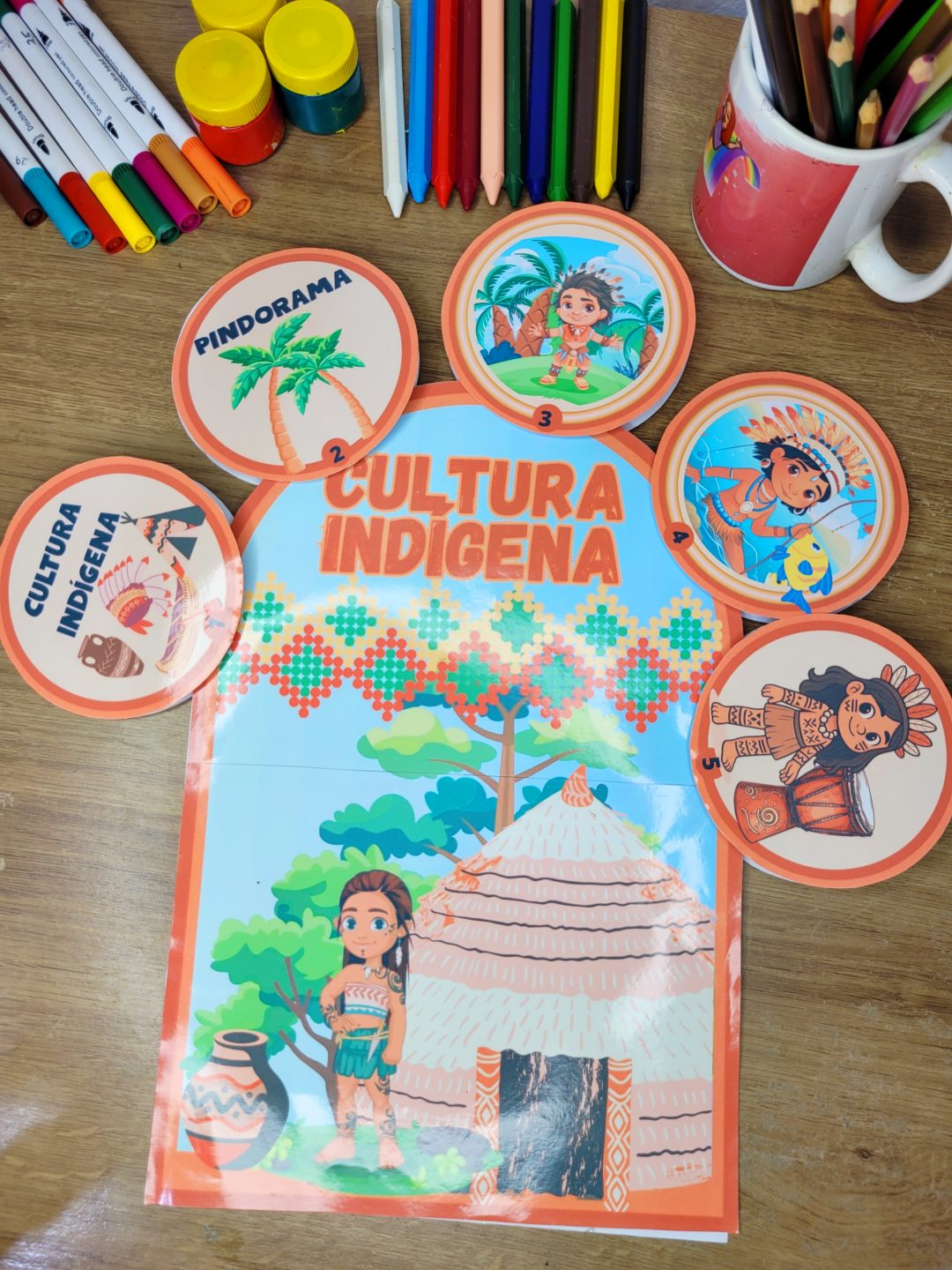 Luva Musical Povos Indígenas para Educação Infantil com ATIVIDADES para imprimir!