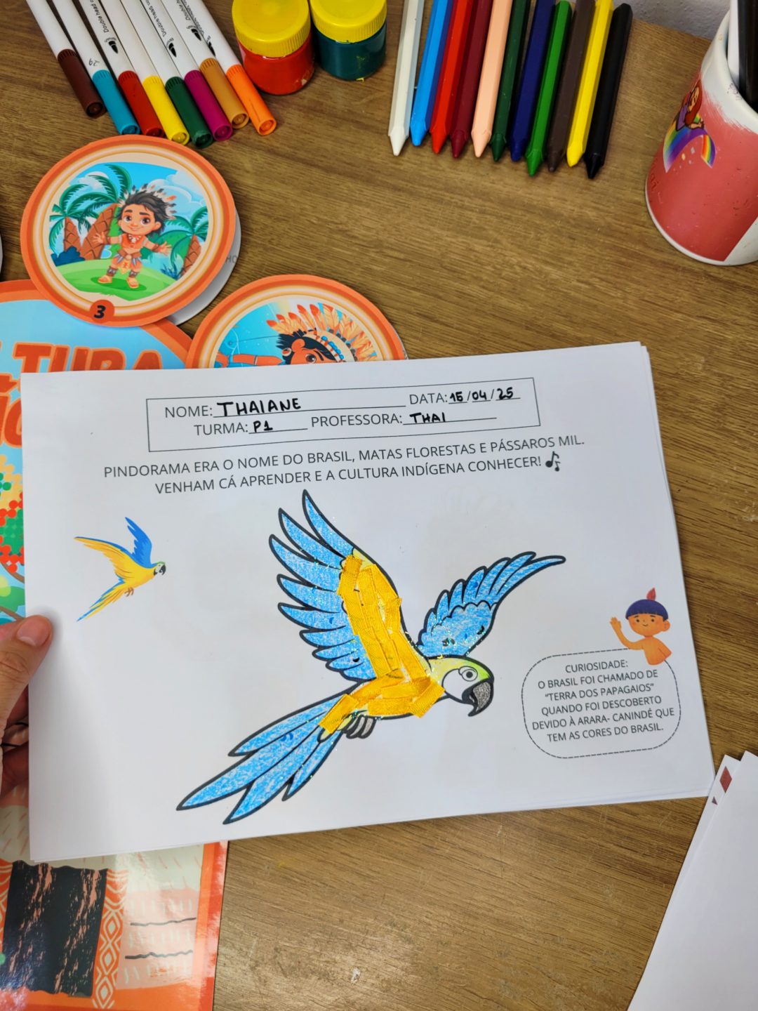Luva Musical Povos Indígenas para Educação Infantil com ATIVIDADES para imprimir! - Imagem 6