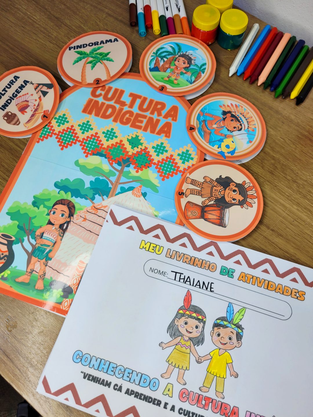 Luva Musical Povos Indígenas para Educação Infantil com ATIVIDADES para imprimir! - Imagem 11