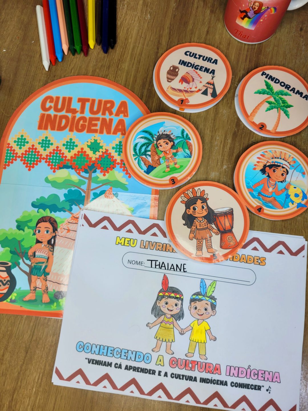 Luva Musical Povos Indígenas para Educação Infantil com ATIVIDADES para imprimir! - Imagem 2