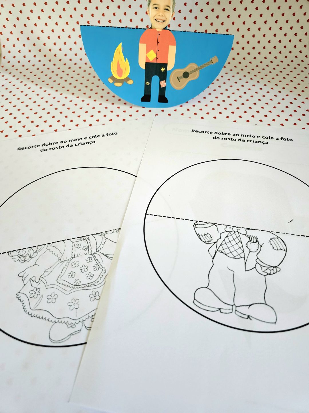 Kit Festa Junina: Enfeite de Porta + Atividades de Arte - Imagem 13