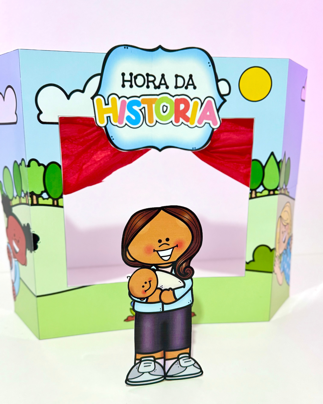 Kit Hora da História com Teatrinho de Palitoches!  – Encante suas contações com mais de 40 personagens - Imagem 8