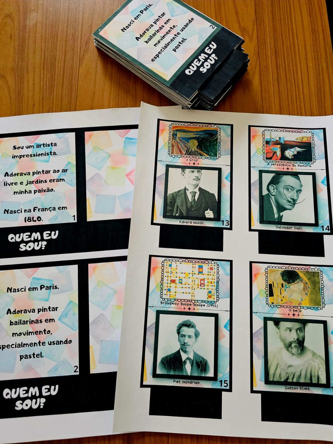 Cartas de Arte: Quem Eu Sou? Descubra os Grandes Mestres da Arte de forma divertida! - Imagem 5