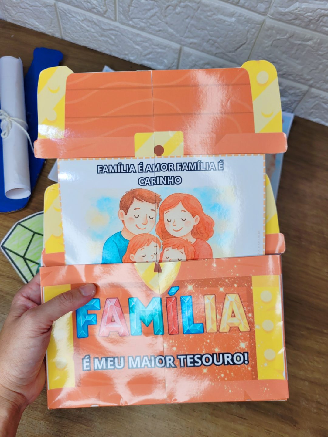 Plano de Aula, Atividades com Mural para o Dia da Família Educação Infantil - Imagem 2