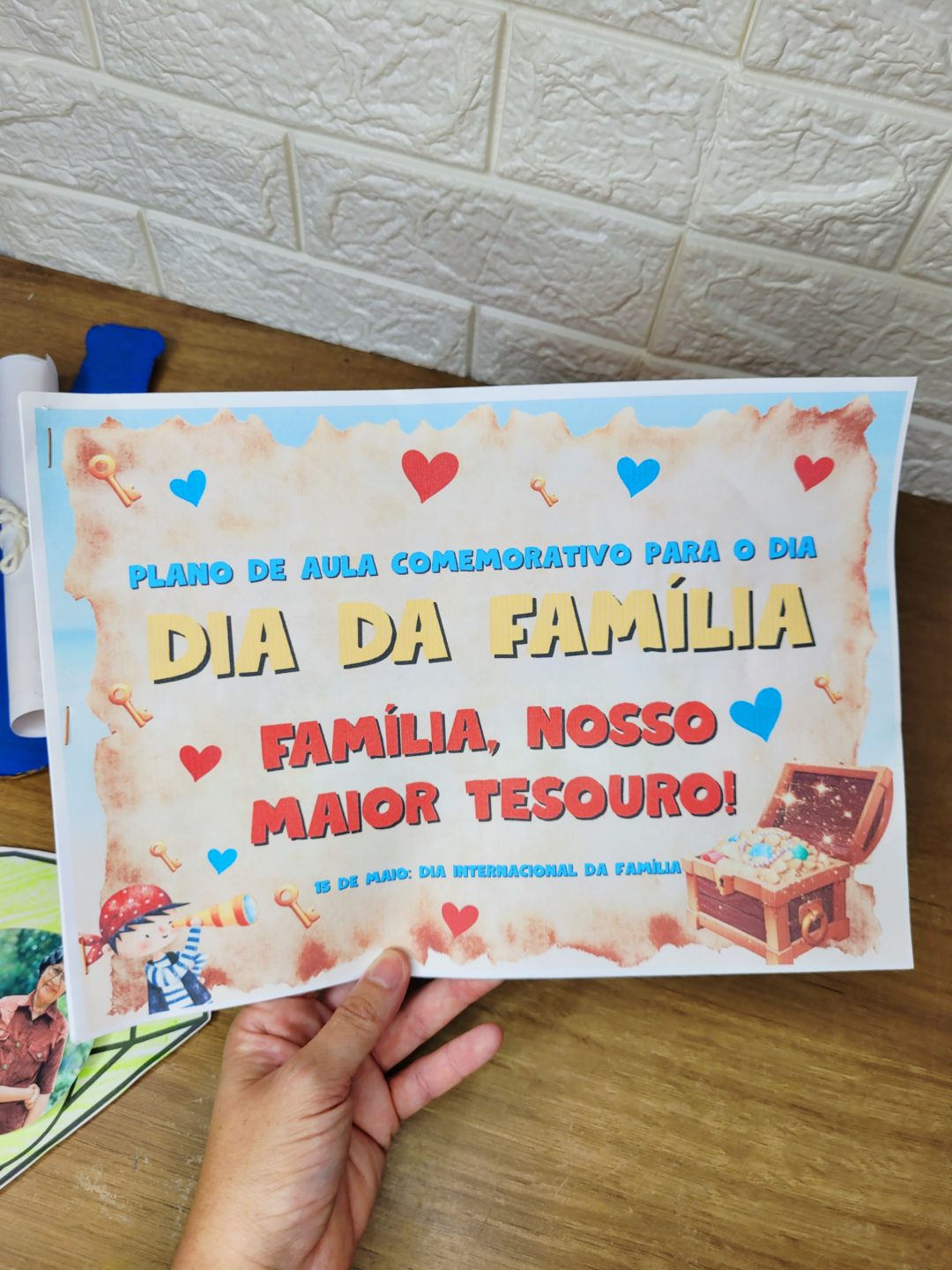 Plano de Aula, Atividades com Mural para o Dia da Família Educação Infantil - Imagem 4