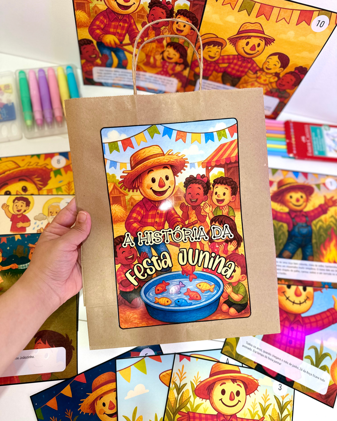 História  da Festa Junina na Sacola – Educação Infantil e Anos Iniciais do Ensino Fundamental - Imagem 11