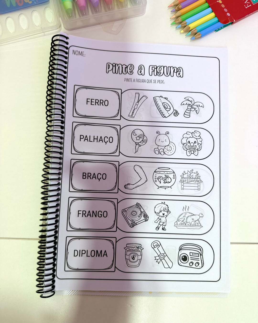 Atividades Alfabetização com Sílabas Complexas para Colorir - Imagem 4