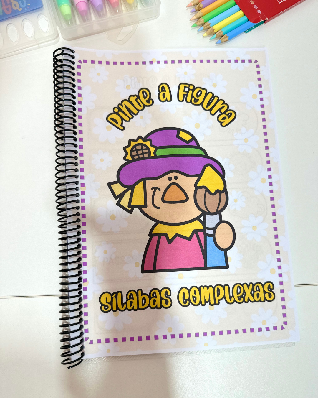 Atividades Alfabetização com Sílabas Complexas para Colorir - Imagem 7