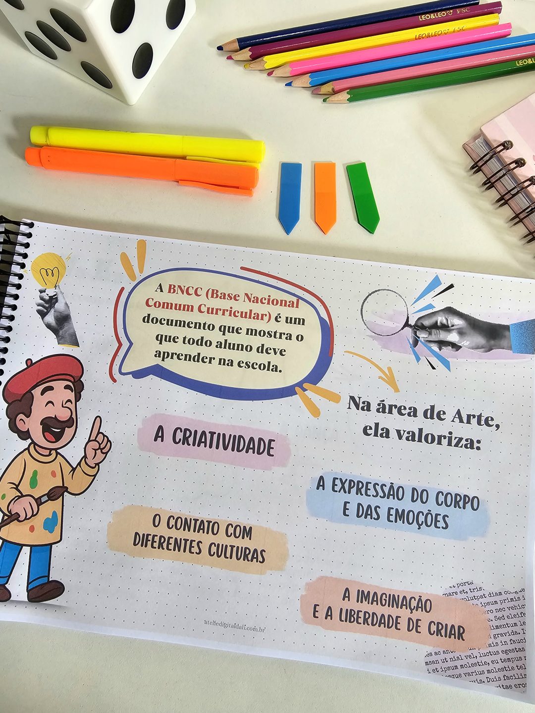 BNCC de Arte Contextualizada: Códigos Comentados, Mapas Mentais e Inspirações para suas Aulas! - Imagem 3