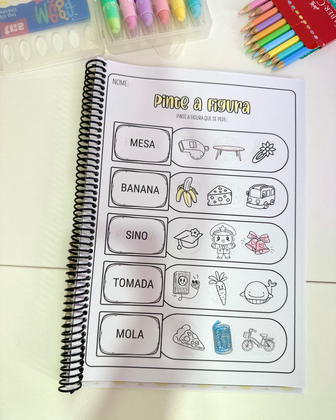 Apostila Pinte a Figura – Sílabas Simples - Imagem 4