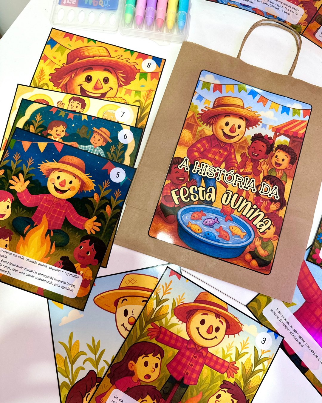 História  da Festa Junina na Sacola – Educação Infantil e Anos Iniciais do Ensino Fundamental - Imagem 8