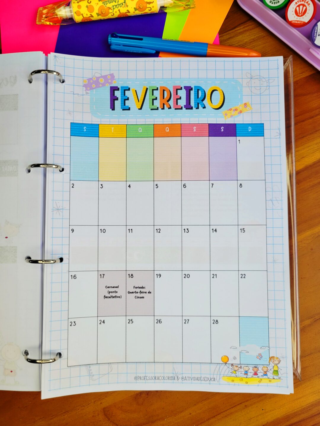 Planner com BNCC da Professora 2026 Educação Infantil - COLORIDINHO - Imagem 16