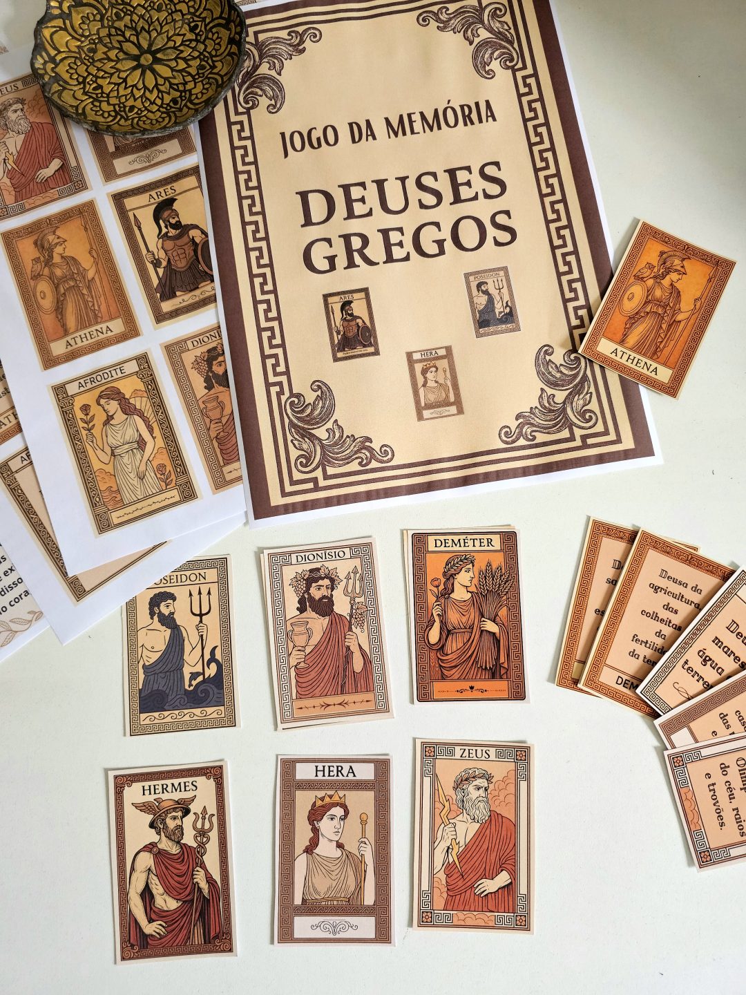 Sequência Didática: Arte Grega (BÔNUS ESPECIAL: Acompanha um Jogo da Memória dos Deuses Gregos) - Imagem 2