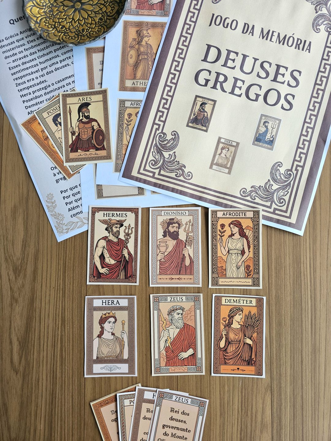 Sequência Didática: Arte Grega (BÔNUS ESPECIAL: Acompanha um Jogo da Memória dos Deuses Gregos) - Imagem 3