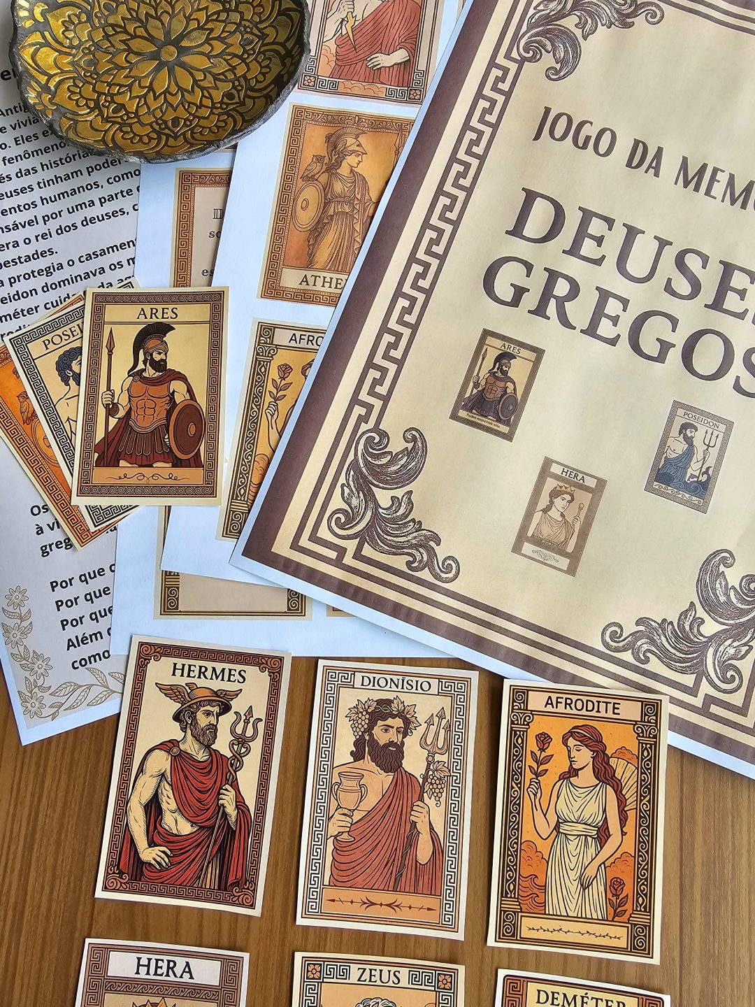 Sequência Didática: Arte Grega (BÔNUS ESPECIAL: Acompanha um Jogo da Memória dos Deuses Gregos) - Imagem 5