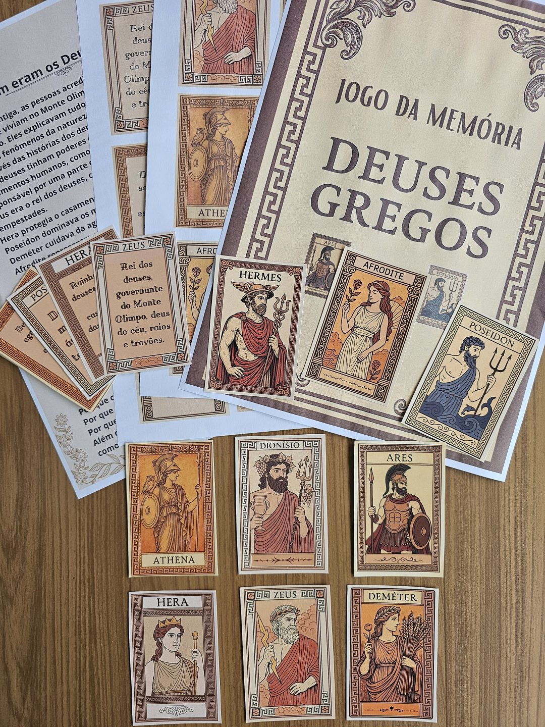Sequência Didática: Arte Grega (BÔNUS ESPECIAL: Acompanha um Jogo da Memória dos Deuses Gregos) - Imagem 8