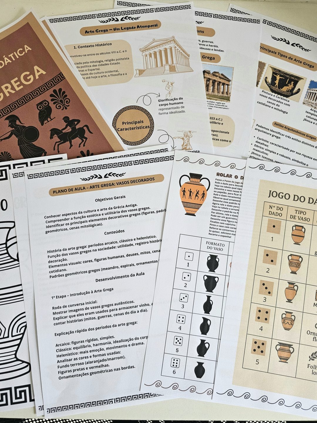 Sequência Didática: Arte Grega (BÔNUS ESPECIAL: Acompanha um Jogo da Memória dos Deuses Gregos) - Imagem 9