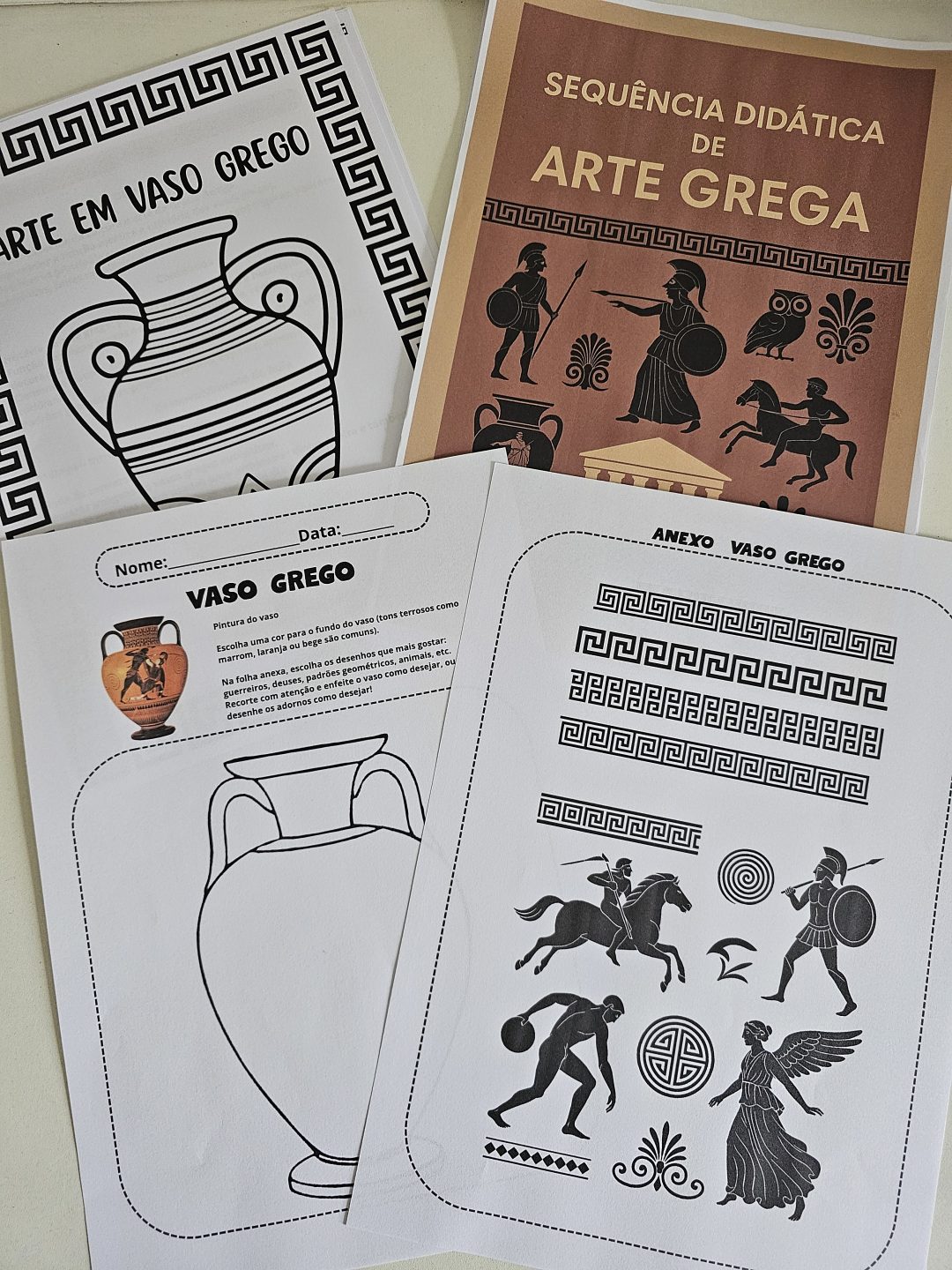 Sequência Didática: Arte Grega (BÔNUS ESPECIAL: Acompanha um Jogo da Memória dos Deuses Gregos) - Imagem 10