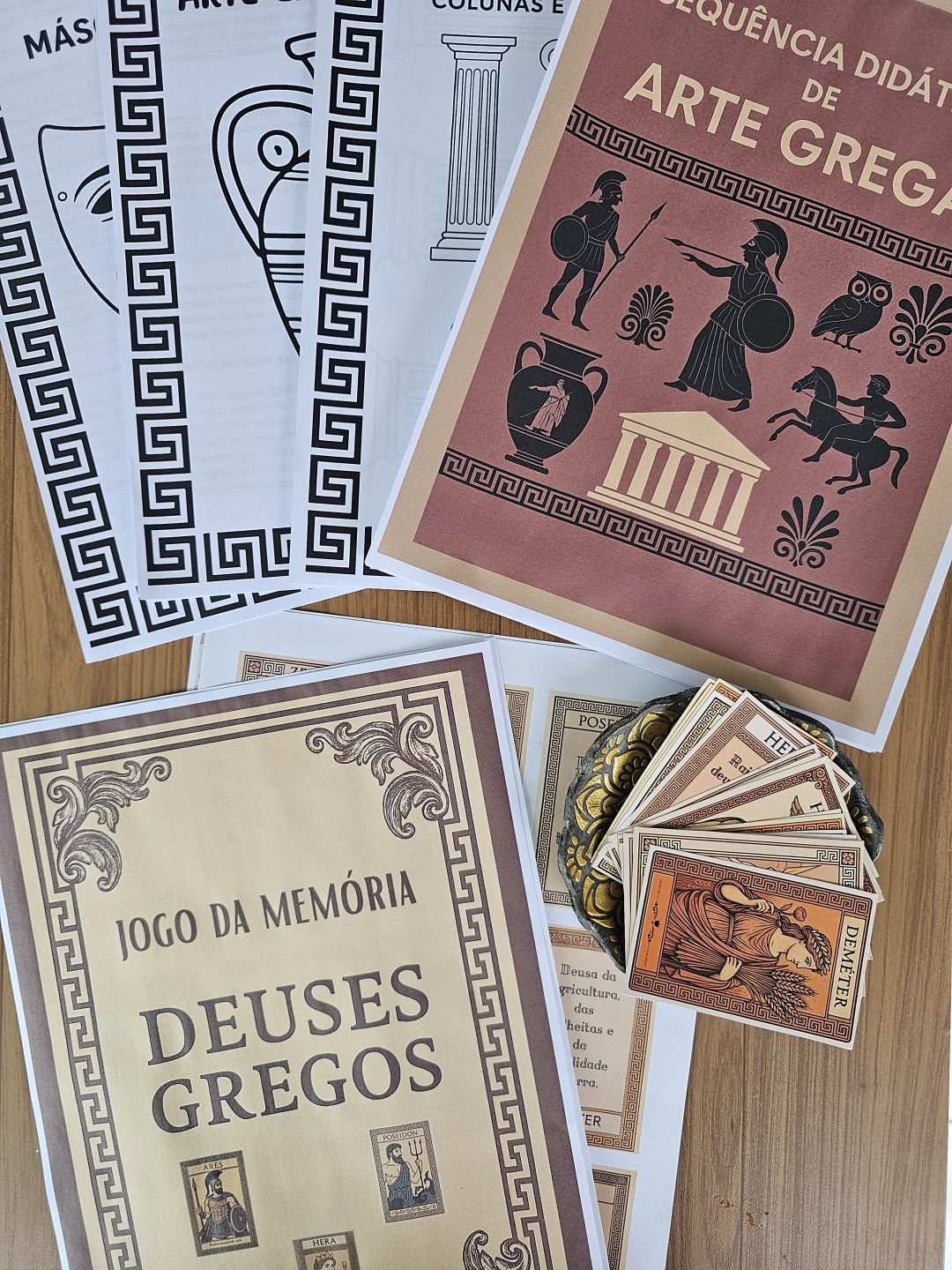 Sequência Didática: Arte Grega (BÔNUS ESPECIAL: Acompanha um Jogo da Memória dos Deuses Gregos) - Imagem 16