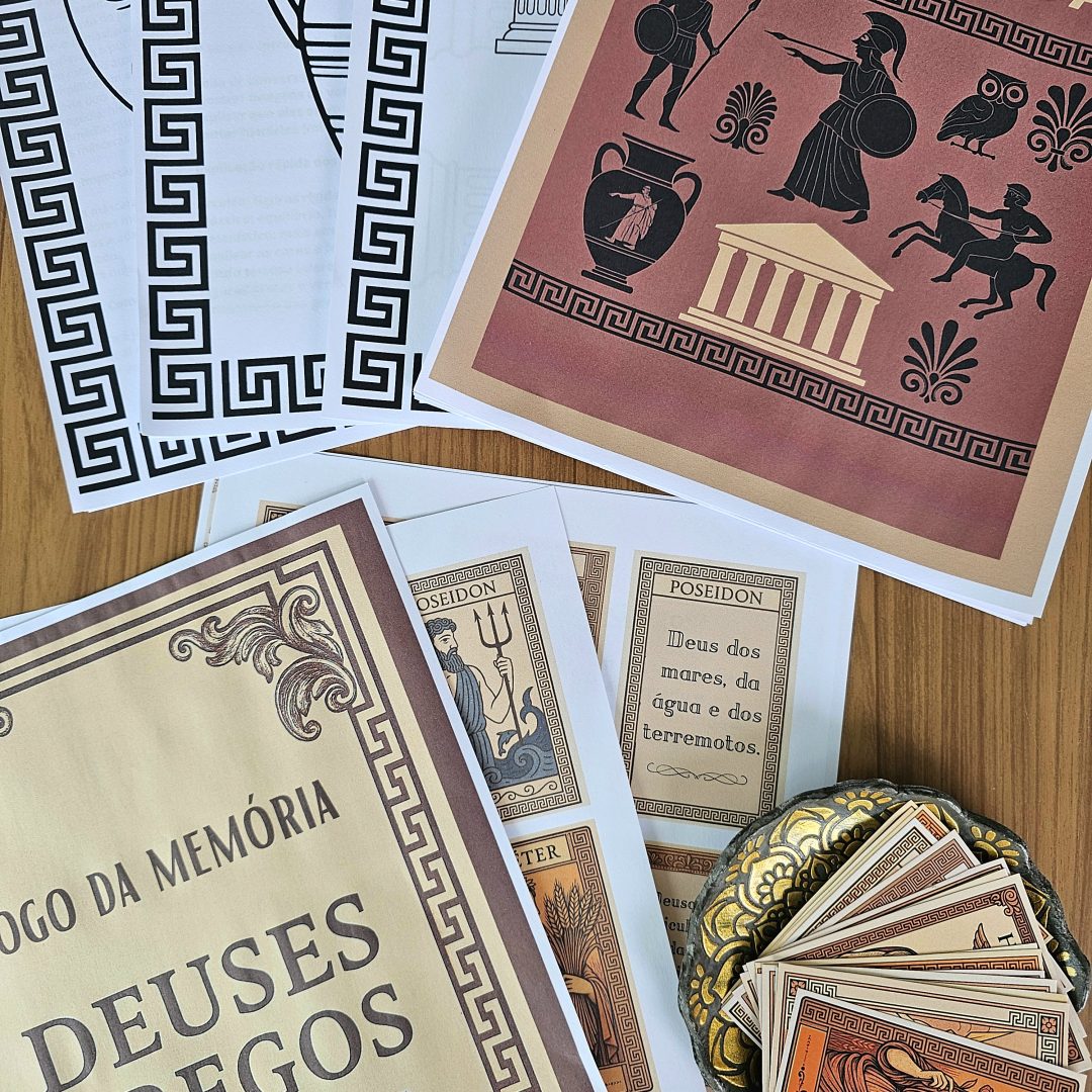 Sequência Didática: Arte Grega (BÔNUS ESPECIAL: Acompanha um Jogo da Memória dos Deuses Gregos)