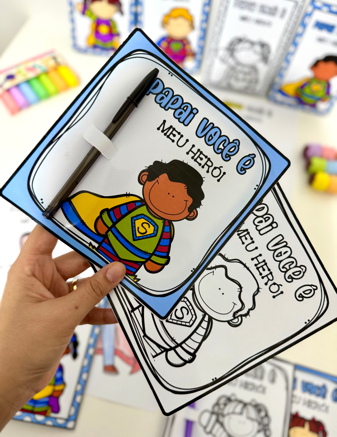 Atividades dia dos pais- Combo Especial Dia dos Pais – 5 Kits Temáticos! - Imagem 12