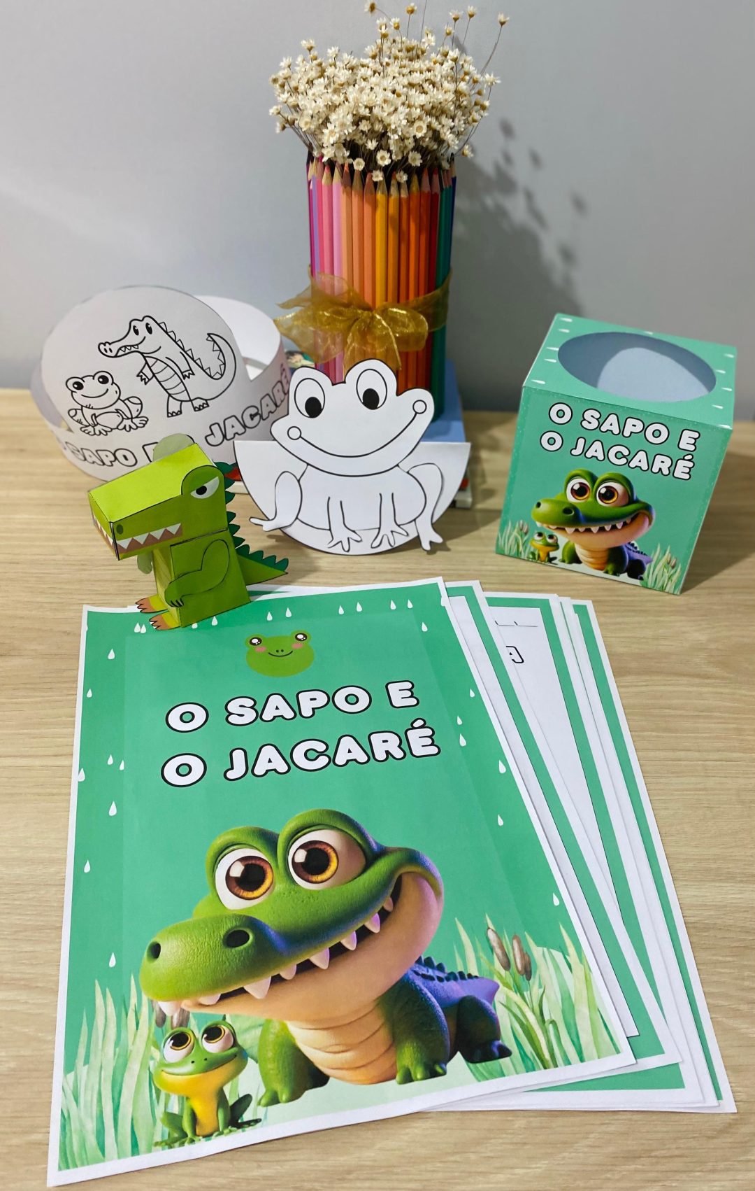 História O Sapo e o Jacaré – Contação e Atividades para Educação Infantil