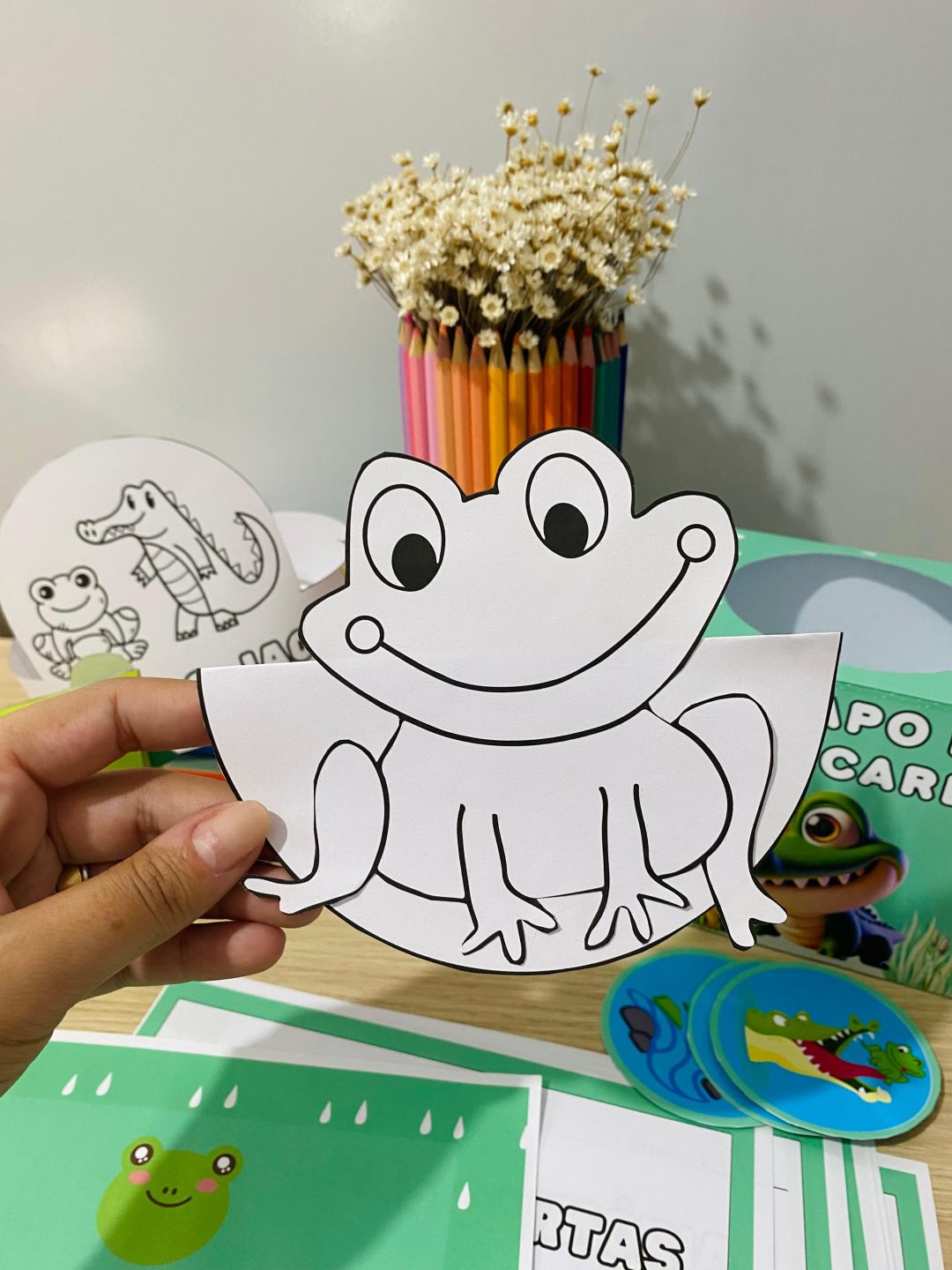 História O Sapo e o Jacaré – Contação e Atividades para Educação Infantil - Imagem 3