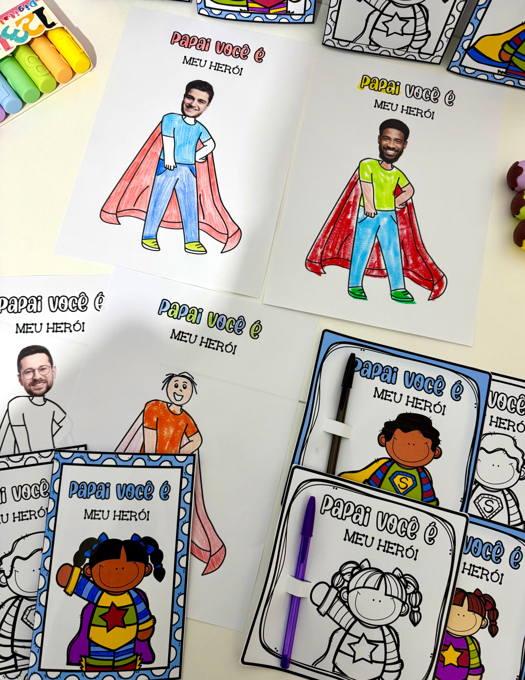 Atividades dia dos pais- Combo Especial Dia dos Pais – 5 Kits Temáticos! - Imagem 15