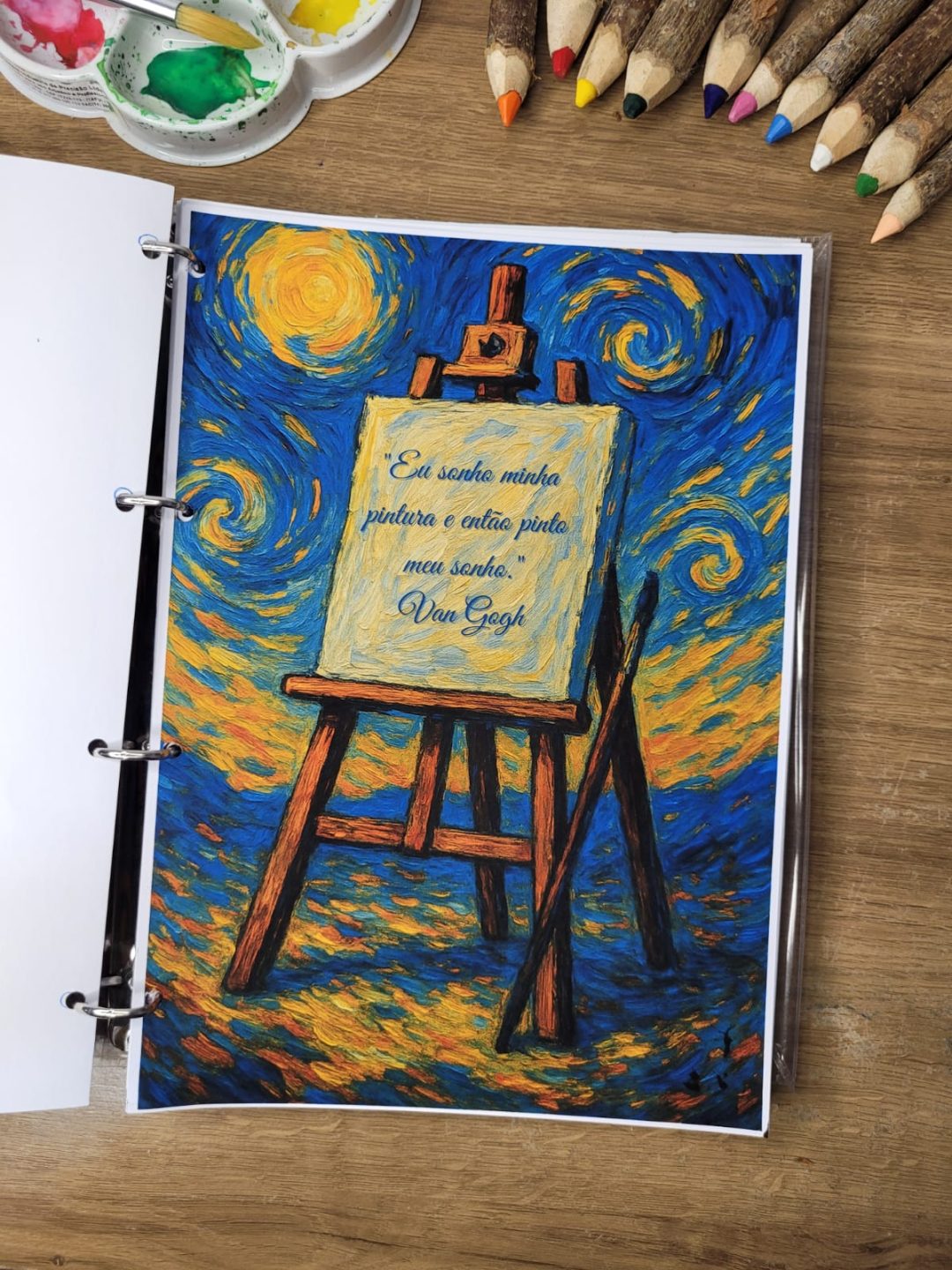 Planner criativo Van gogh para professores de arte- Use em qualquer ano! - Imagem 2