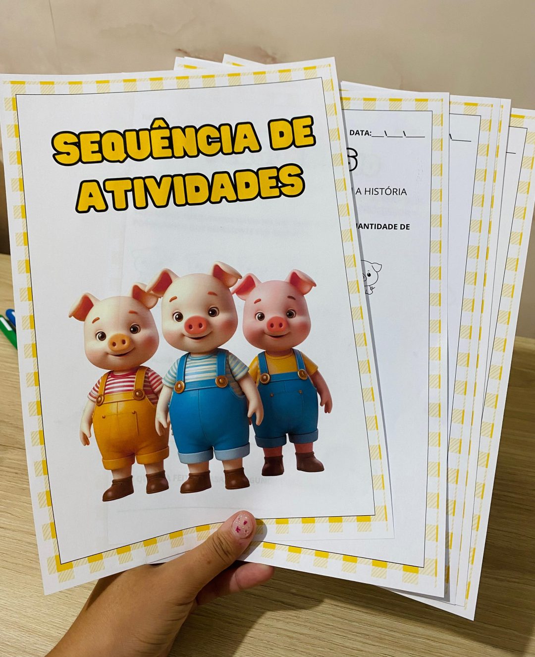 História dos Três Porquinhos - Recurso de história mais atividades para imprimir! - Imagem 6