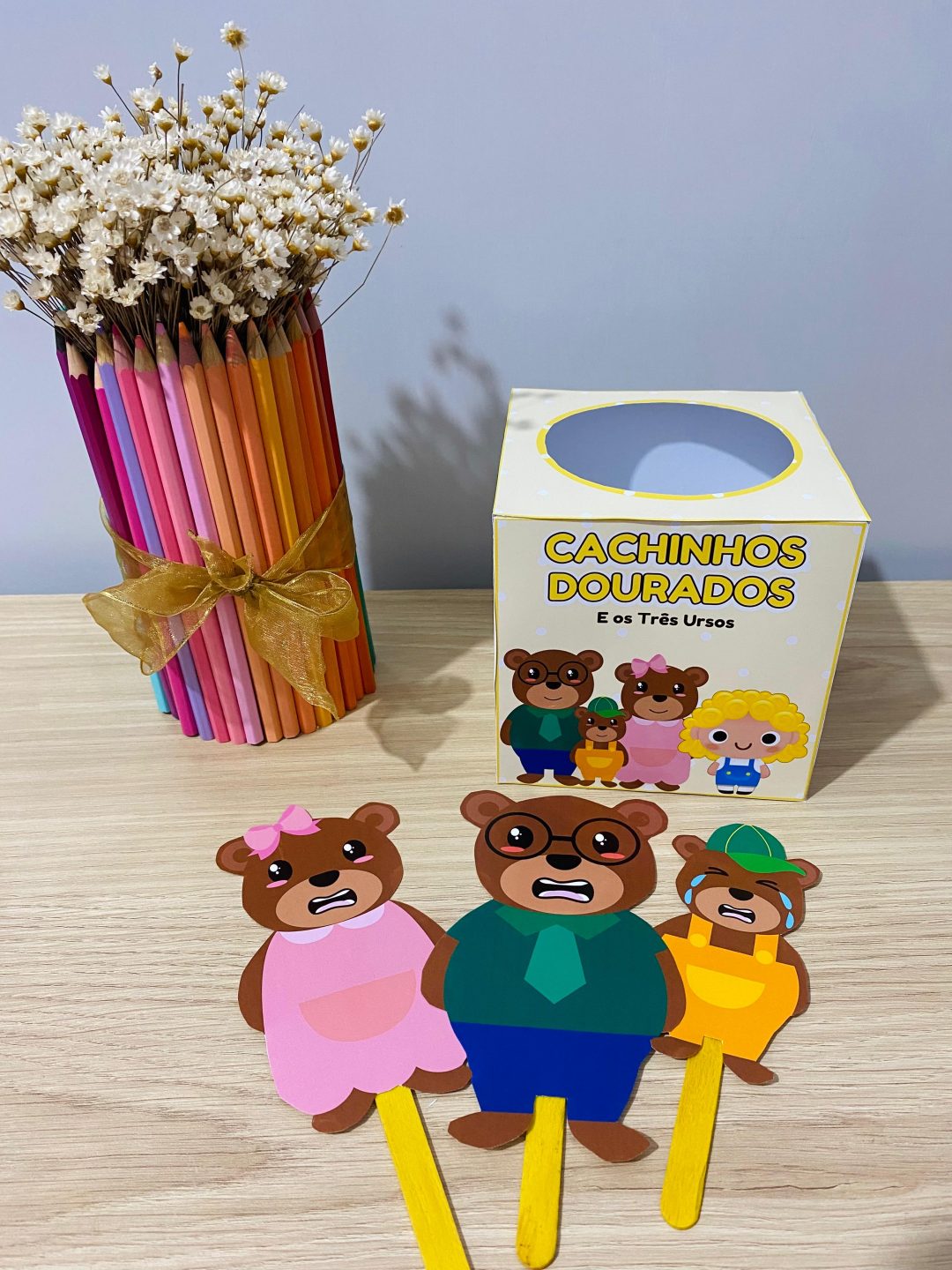 Cachinhos Dourados e os Três Ursos – Conto Clássico com Atividades para Educação Infantil - Imagem 2